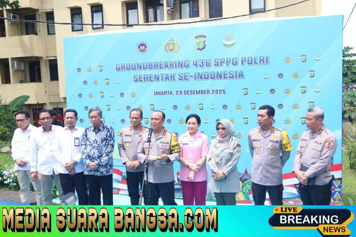 Wakapolri Pimpin Groundbreaking 436 SPPG Serentak, Dukung Program Makan Bergizi Gratis