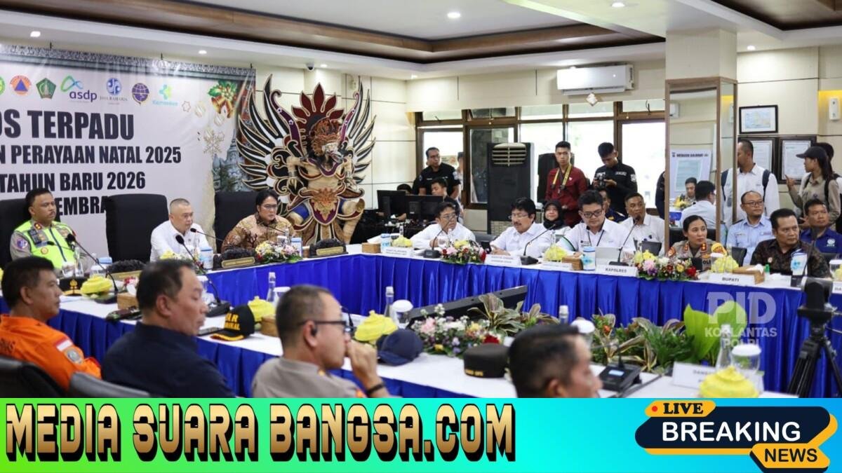 Jelang Libur Tahun Baru 2026, Kakorlantas dan Menhub Cek Pelabuhan Gilimanuk