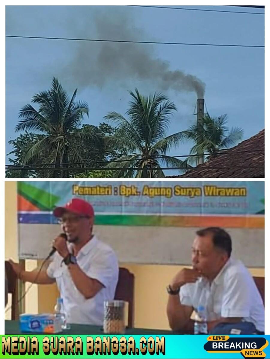 Warga dan Yayasan Pendidikan Keluhkan Asap Pabrik Beton Di Rogojampi