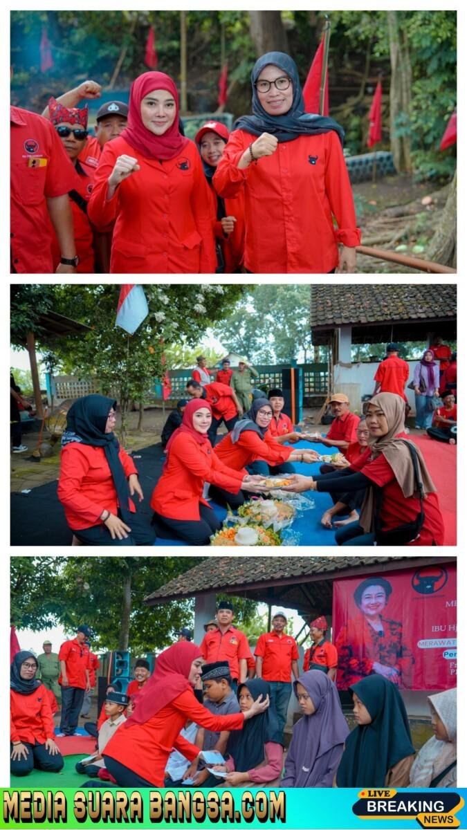 HUT ke-53 PDI Perjuangan, Desi Prakasiwi Ajak Warga Muncar Jaga Kelestarian Alam