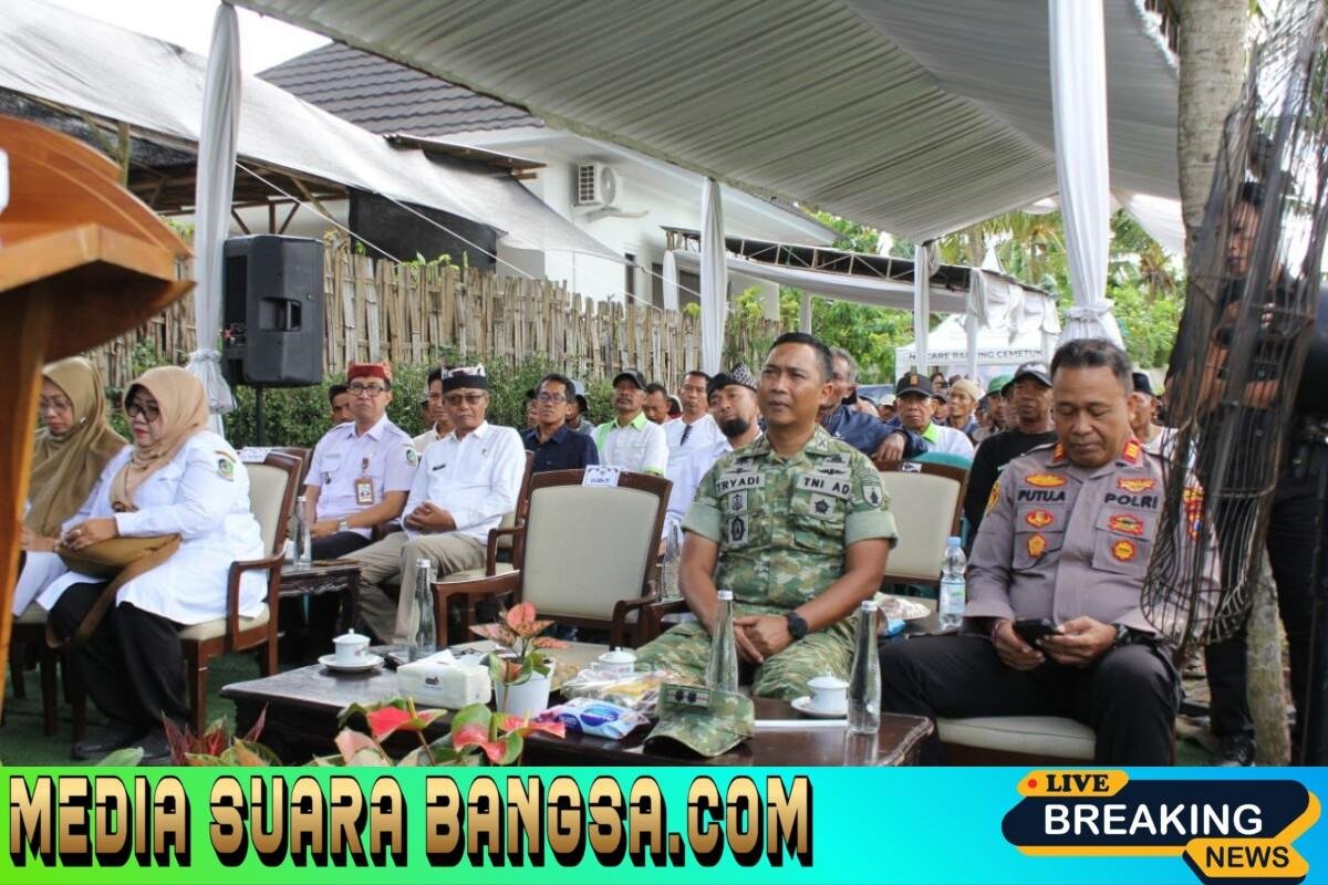 Dandim 0825/Banyuwangi Laksanakan Vicon Panen Raya Bersama Presiden, Dari Cluring Menggema Kabar Swasembada Pangan Nasional