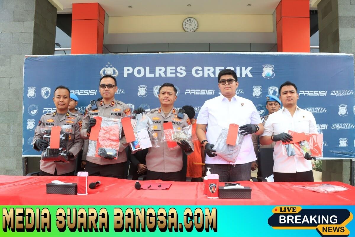 Polres Gresik Beri Tindakan Tegas Terukur Tiga Anggota Gangster