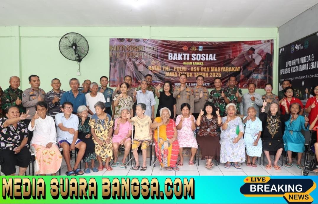 Polda Jatim Gelar Bakti Sosial Natal 2025, Salurkan Bantuan ke Masyarakat