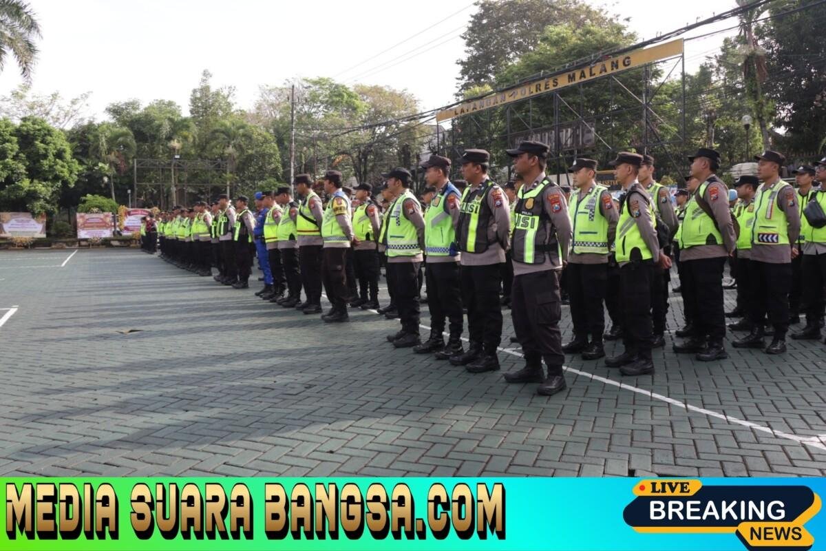 Polres Malang Siagakan 650 Personel Amankan Kunjungan Presiden Prabowo ke Pagak