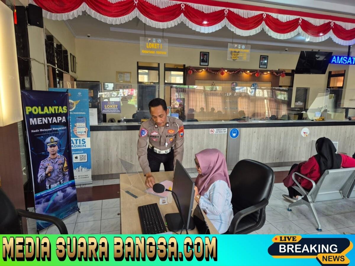 Polantas Menyapa : Polres Bondowoso Wujudkan Pelayanan Cepat dan Tepat dengan 3S