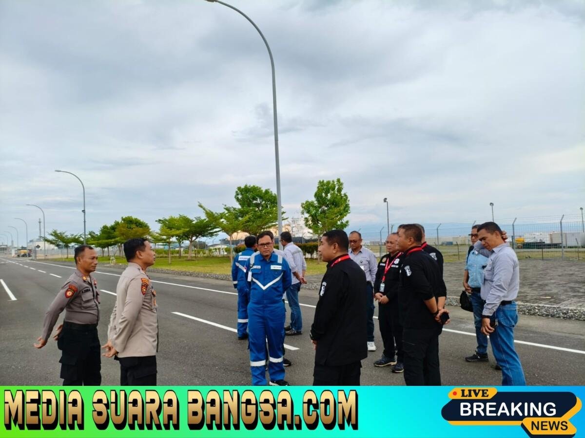 Tingkatkan Keamanan Obvitnas, Baharkam Polri lakukan Pengawasan Implementasi SMP di PT Donggi Senoro LNG