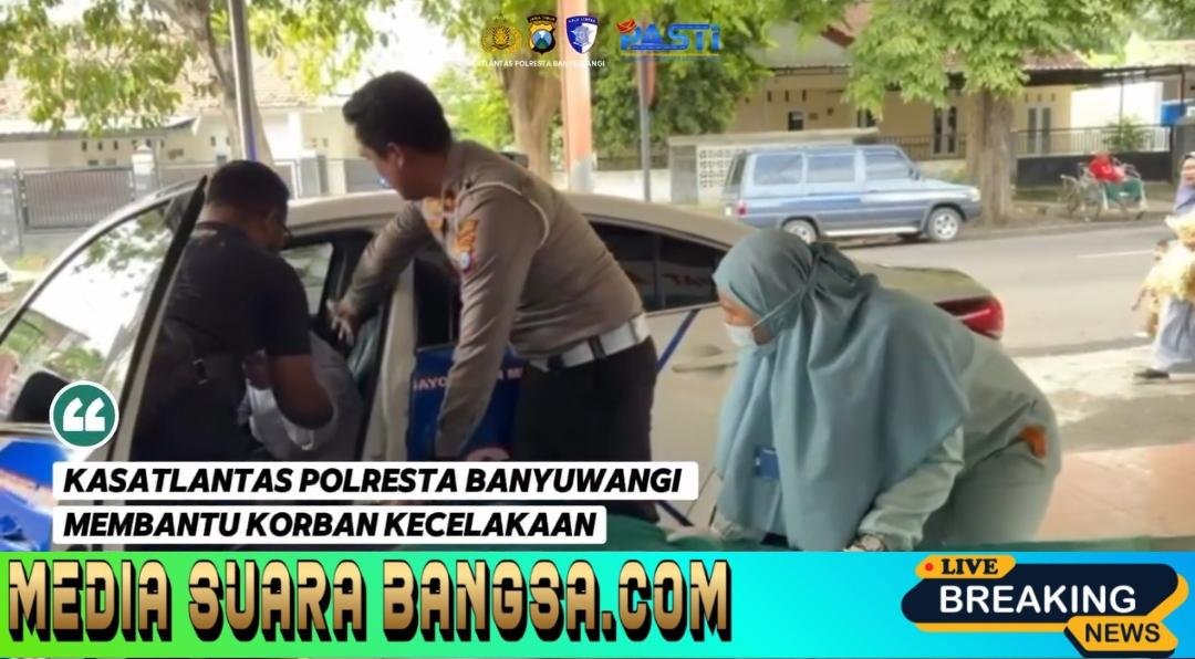 Aksi Cepat dan Humanis, Kasat Lantas Polresta Kompol Elang Prasetyo Bantu Korban Kecelakaan di Depan Terminal Brawijaya