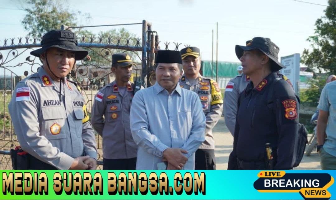 Sinergi Polri dan Kementan : Kapolda Aceh Dampingi Mentan dalam Ground Breaking Pemulihan Lahan Pertanian