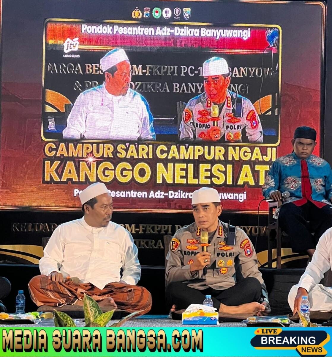 GM FKPPI Banyuwangi Bangun Persatuan Bangsa Lewat “Campur Sari Campur Ngaji” di Ponpes Adz Dzikra