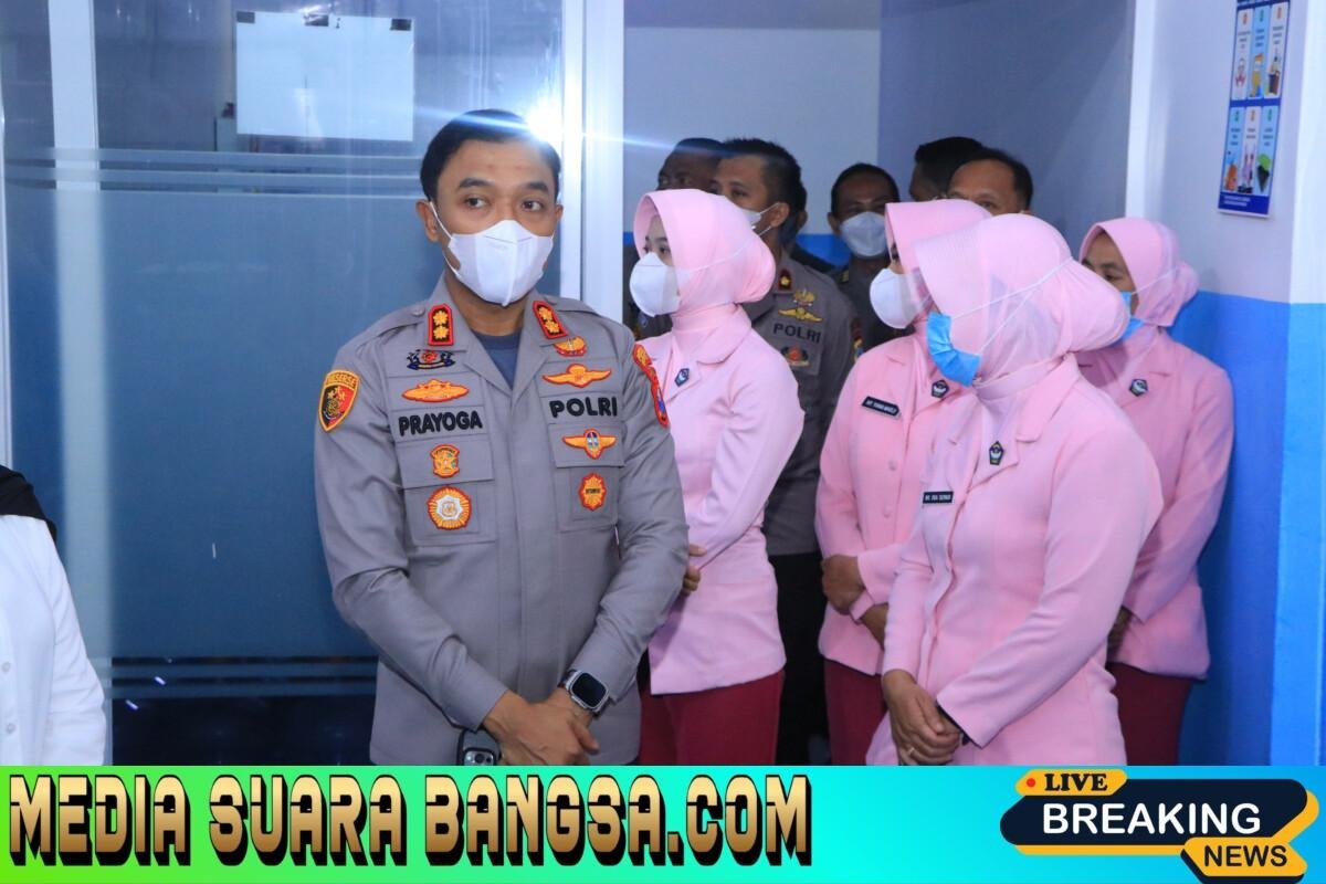 Kapolres Ngawi Cek SPPG di Kasreman Pastikan Pemenuhan Gizi yang Higienis untuk MBG