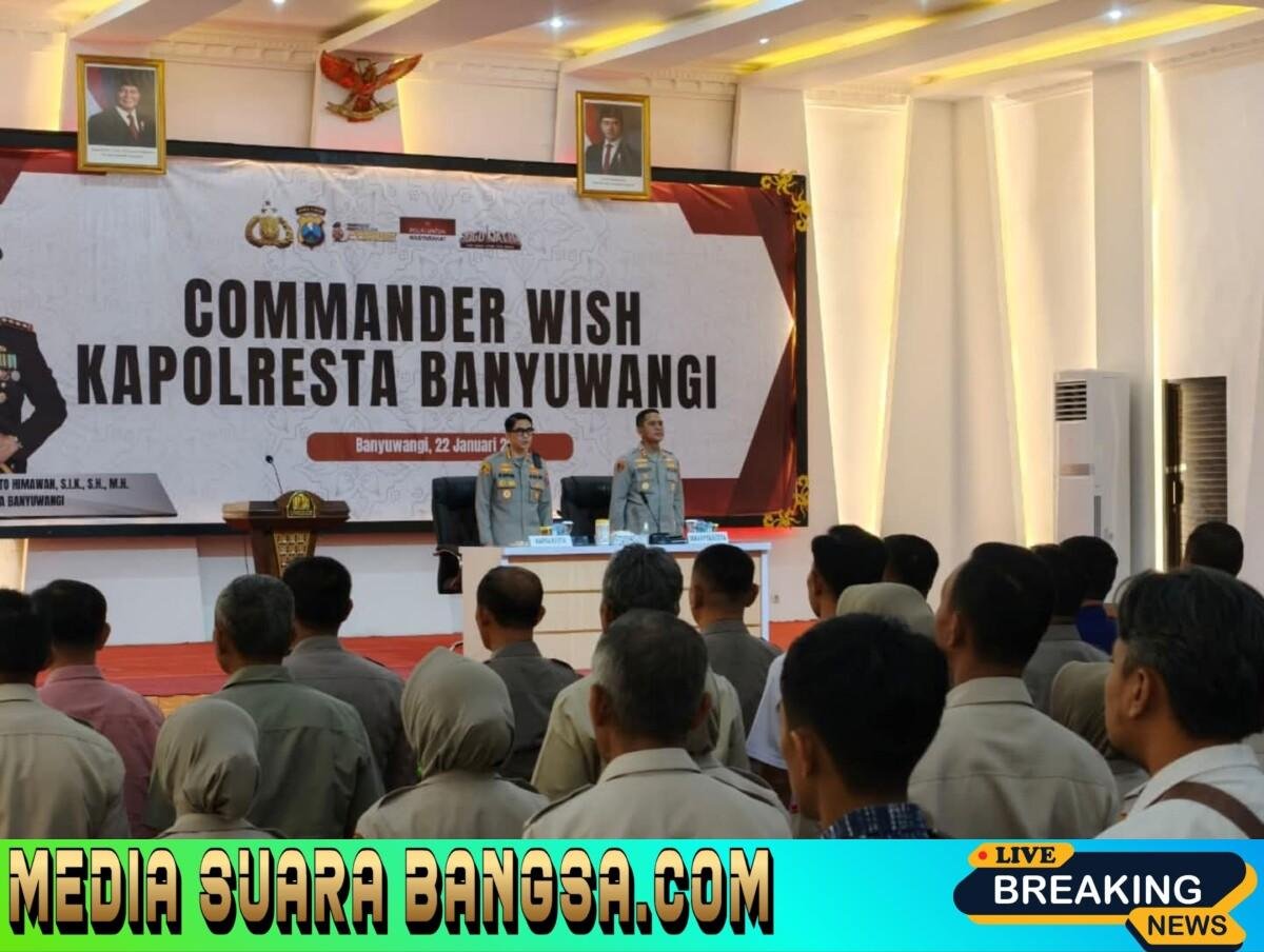 Kombes Pol. Dr. Rofiq Ripto Himawan, S.I.K., S.H., M.H., memaparkan Commander Wish tahun 2026