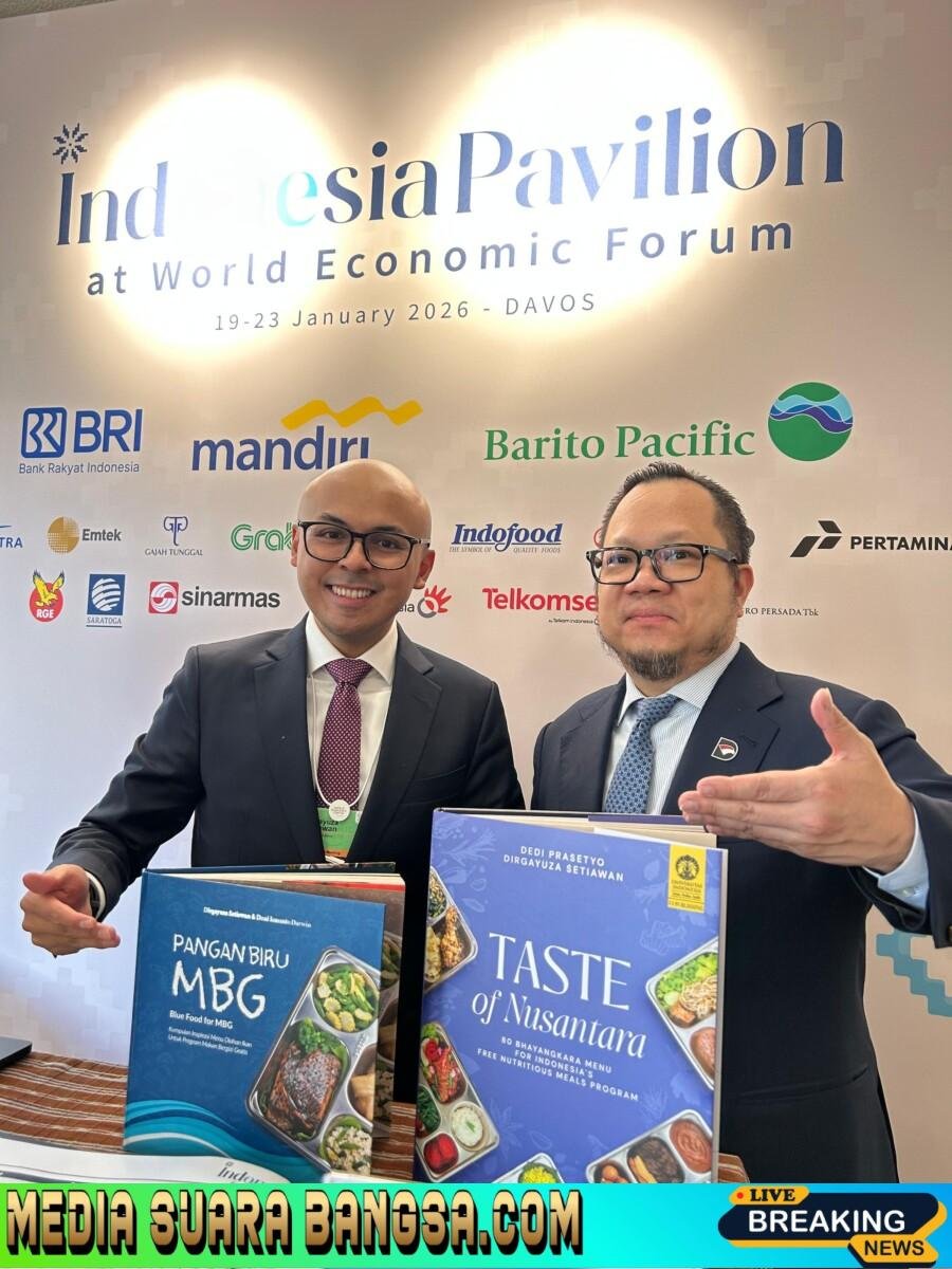 Buku “Rasa Bhayangkara Nusantara” Versi Bahasa Inggris Hadir di WEF Swiss 2026, Perkuat Diplomasi Presiden