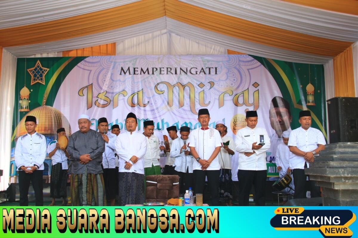 Perkuat Spiritual Warga Binaan, Lapas Banyuwangi Gelar Peringatan Isra Mikraj