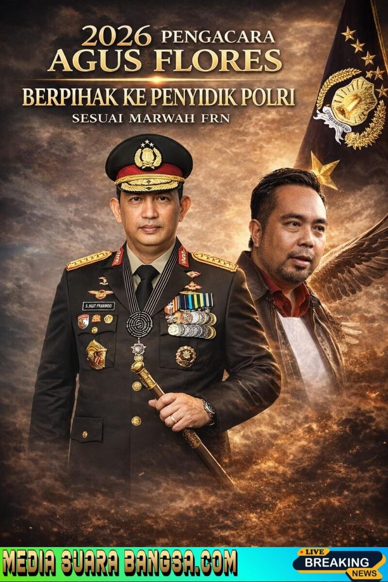Ketum PW FRN Agus Flores Berkomitmen Berikan Pembelaan Hukum Total bagi Penyidik Polri Sesuai Marwah FRN