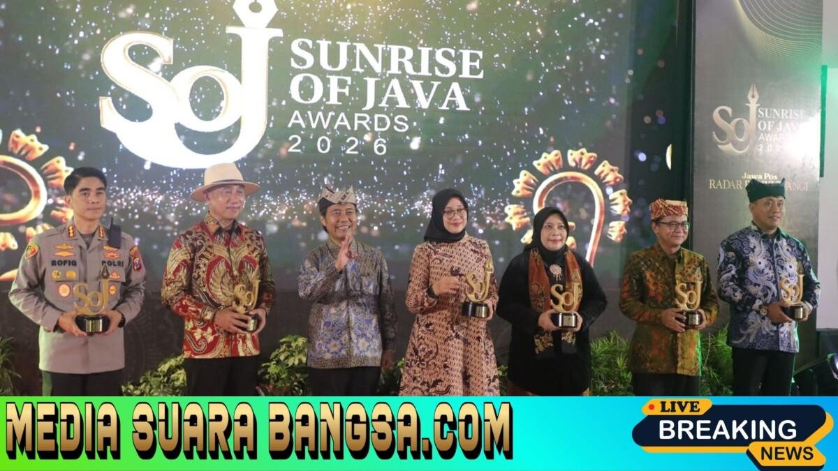 Kapolresta Banyuwangi Terima Sun Rise of Java Award 2026