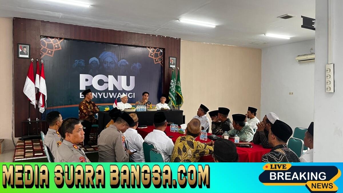 Kapolresta Banyuwangi Silaturahmi dengan PC NU; Perkuat Sinergi jaga Kondusifitas