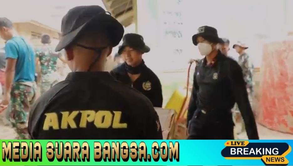 Taruna Akpol Latsitardanus di Aceh Tamiang, Bersihkan Lumpur Pasar hingga Santuni Korban Hanyut