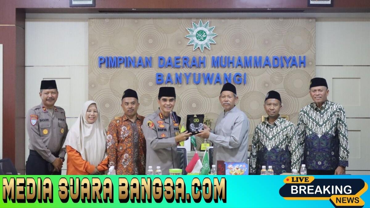 Perkuat Sinergitas, Kapolresta Banyuwangi Silaturahmi ke Kantor PD Muhammadiyah