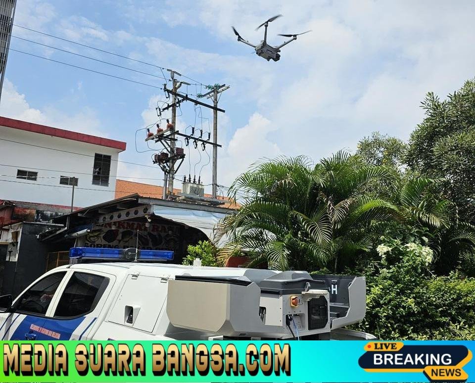 Penguatan Gakkum Lalin Berbasis Teknologi, Korlantas Polri Terbangkan ETLE Drone Patrol Presisi di Semarang