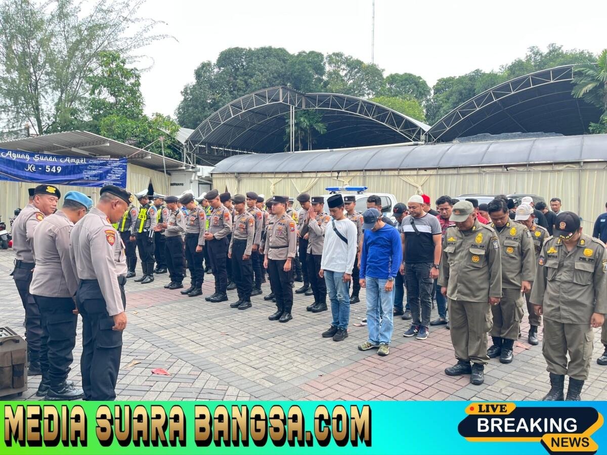 Polres Pelabuhan Tanjungperak Libatkan 209 Personel Layani Haul Ke-549 Sunan Ampel