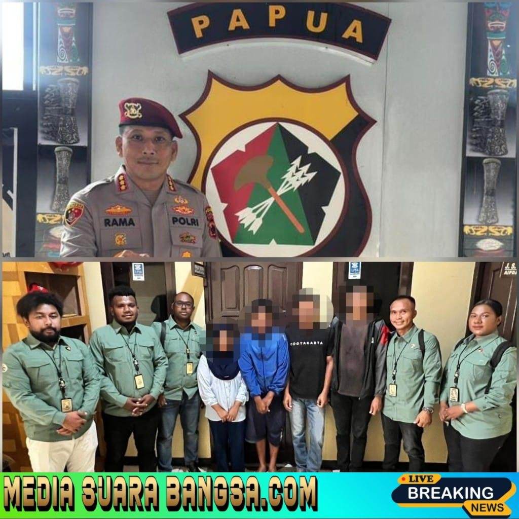 Ditreskrimsus Polda Papua Serahkan Empat Tersangka Penyalahgunaan BBM Subsidi Bio Solar B40 ke Kejari Merauke