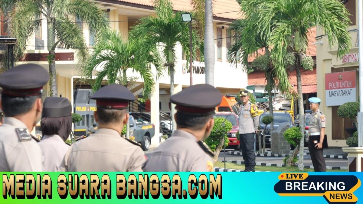 Wakapolresta Banyuwangi Pimpin Apel Jam Pimpinan, Tekankan Zero Pelanggaran dan Peningkatan Pelayanan Publik