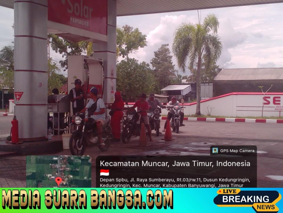 Pengisian BBM Berulang di SPBU Muncar Dikeluhkan Warga, Diminta Ada Pengawasan