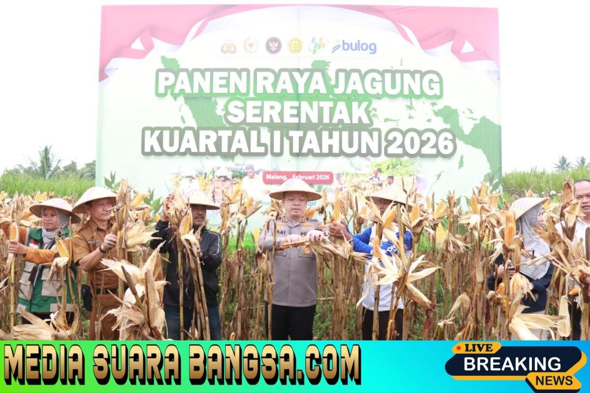 Polres Malang Panen Raya Jagung, Hasil 8 Ton untuk Dukung Stok Pangan