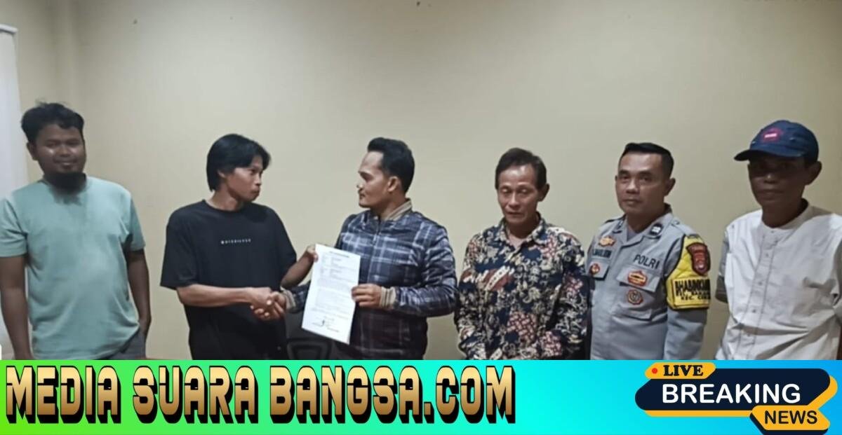 Ciptakan Kedamaian,Bhabinkamtibmas Polsek Ciwandan Mediasi Problem Solving Masyarakat.