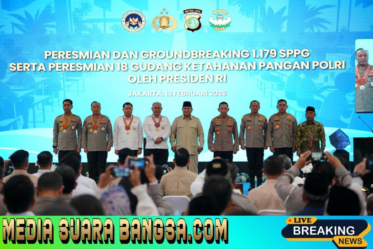 Kapolda Sumut Hadiri Launching Serentak SPPG Polri, Tegaskan Komitmen Dukung Program Gizi Nasional