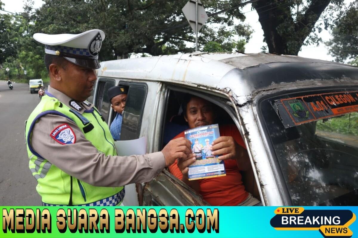 Hari Ke-12 Operasi Keselamatan Maung 2026, Sat Lantas Polres Lebak Intensifkan Edukasi dan Penegakan Humanis.