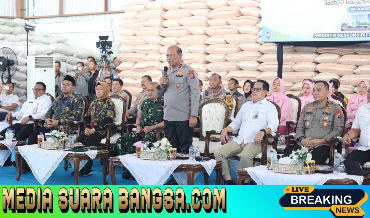 Perkuat Ketahanan Pangan Presiden RI Resmikan Gudang Jagung Milik Polda Jatim