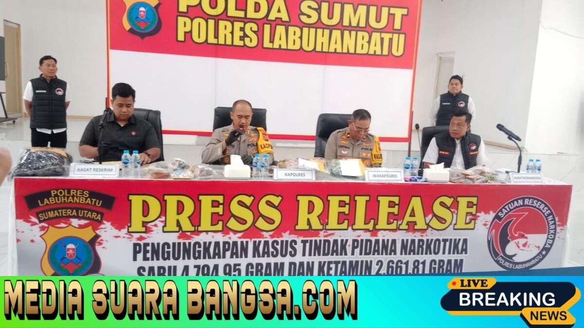 Baru 1 Bulan Menjabat Kapolres AKBP Wahyu Endrajaya SIK.M.Si, Berhasil Mengukap Kasus Narkoba 4,6 Kg Senilai 4 Miliar