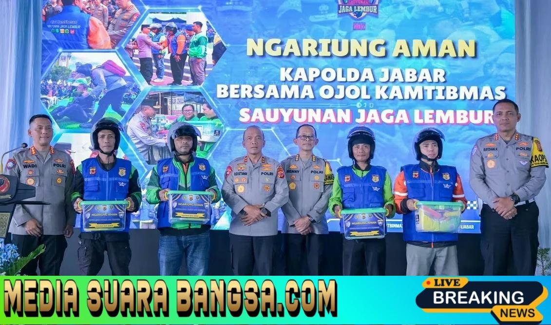 Sauyunan Jaga Lembur”: Pesan Menyentuh Kapolda Jabar untuk 2.500 Ojol di Bojongsoang