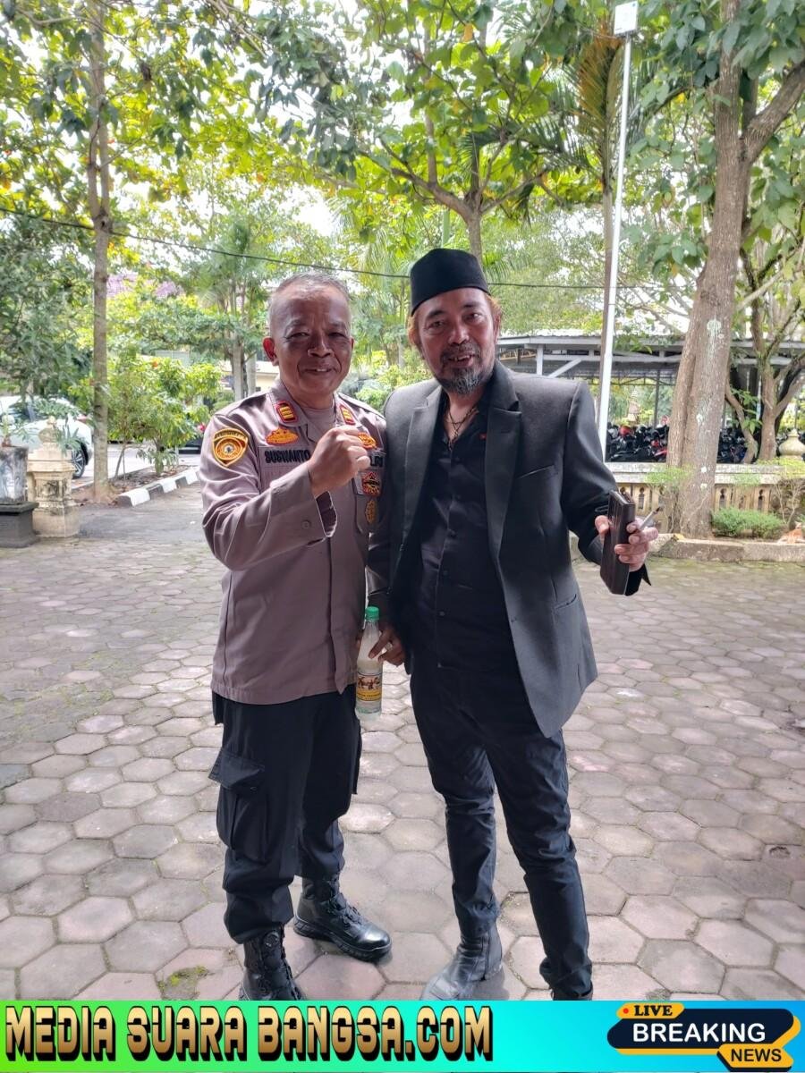 Kapolsek Srumbung Apresiasi Dedikasi Ketum PW-FRN Agus Flores dalam Mendukung Polri