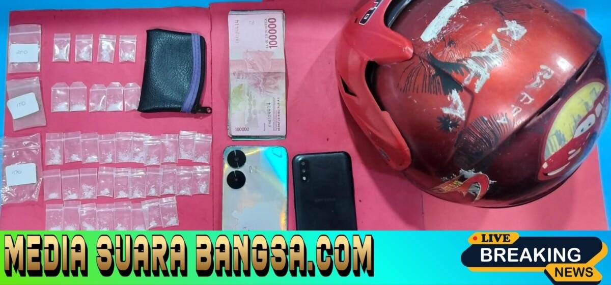 Polres Pelabuhan Tanjungperak Amankan Tiga Terduga Pengedar Narkoba di Sawah Pulo