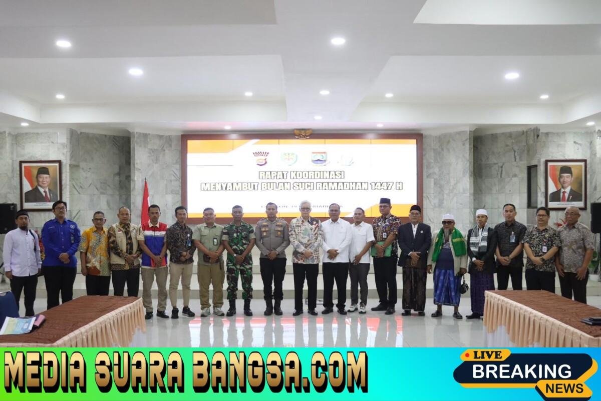 Rakor Lintas Sektoral, Polres Cilegon Matangkan Kesiapan Kamtibmas dan Stabilitas Pangan Jelang Ramadan 1447 H
