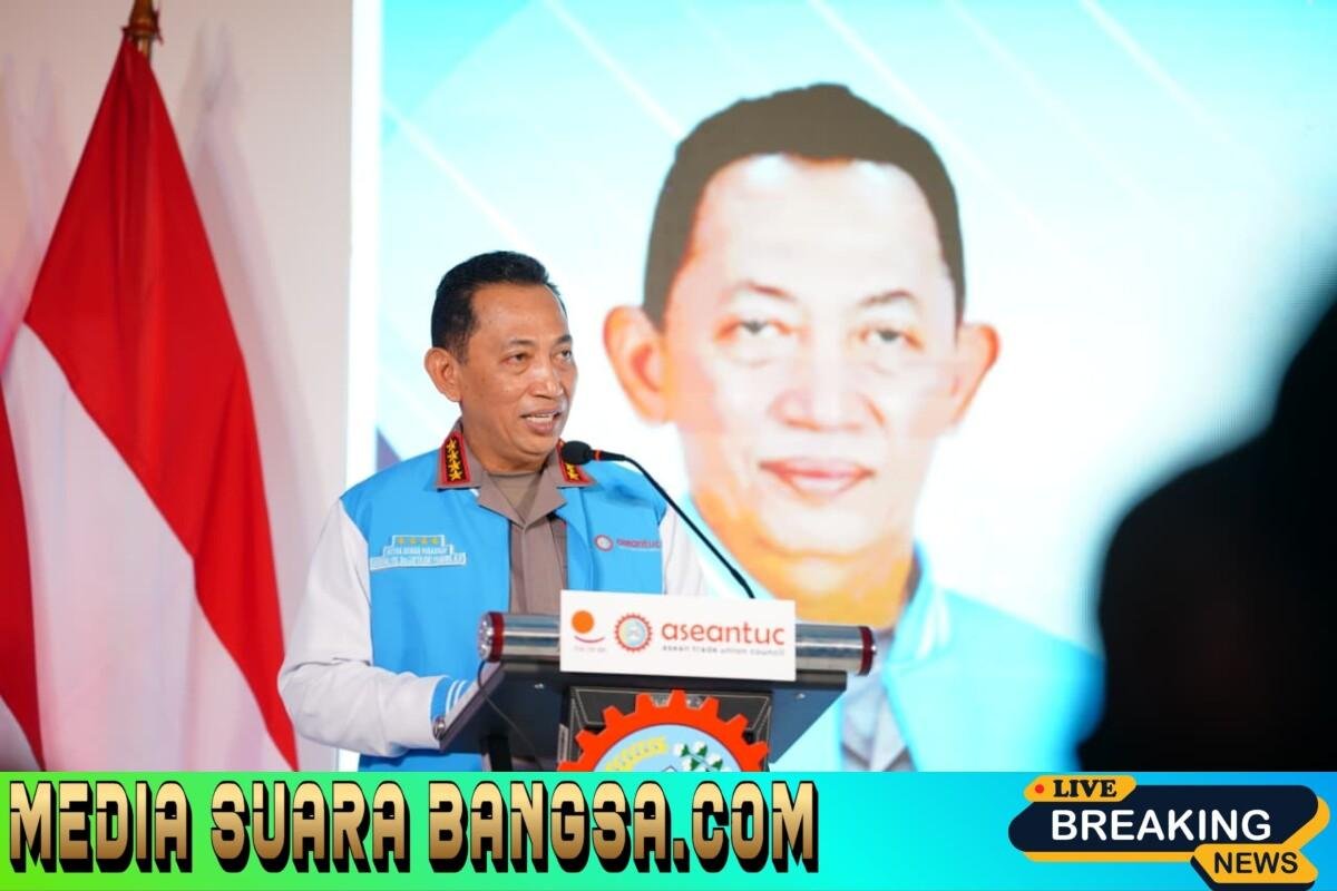 Di HUT KSPSI-Harpekindo, Kapolri Tekankan Perkuat Sinergitas hingga Dukung Hak Buruh 