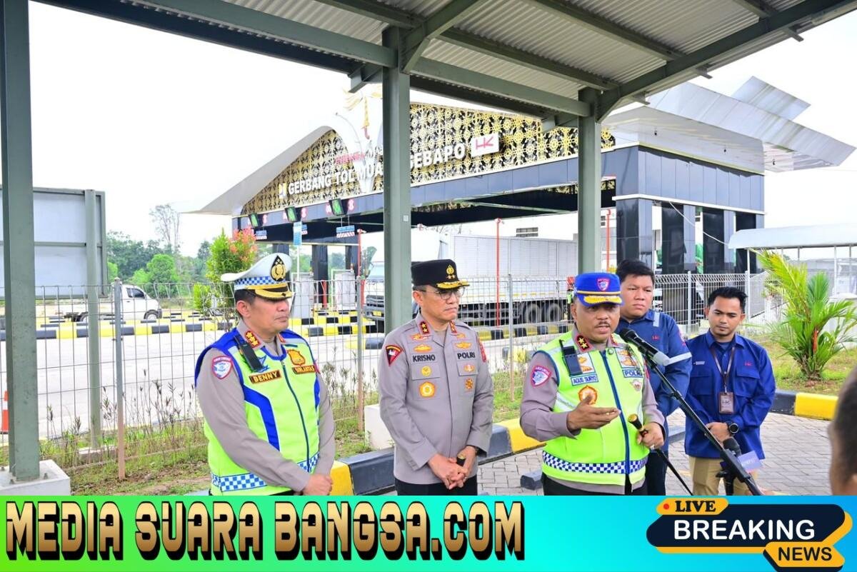 Pastikan Kesiapan Arus Mudik Lebaran 2026, Kakorlantas Polri Bersama Kapolda Jambi Tinjau Tol Bayung Lencir–Tempino