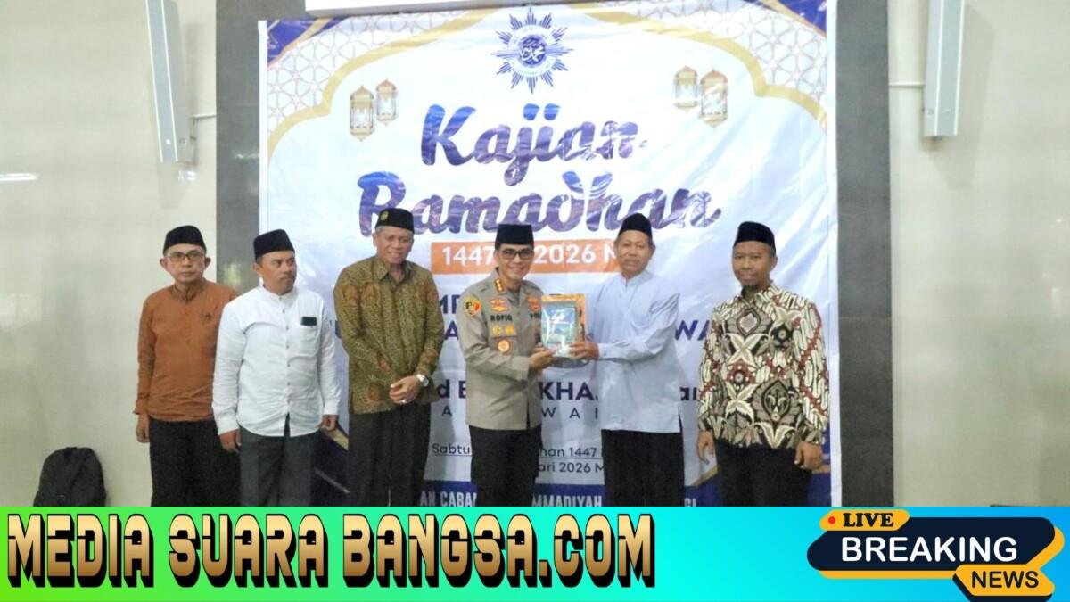 Pererat Silaturahmi, Kapolresta Banyuwangi Hadiri Kajian Ramadhan 1447 H PD Muhammadiyah