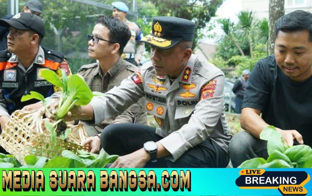 Wujudkan Kemandirian Pangan, Kapolda Jabar Apresiasi Green House Binaan Bhabinkamtibmas di Kurdi Timur