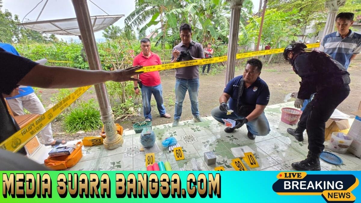 Polres Situbondo Amankan Tersangka Pembuat Petasan Sita 5,1 Kg Bubuk Mercon