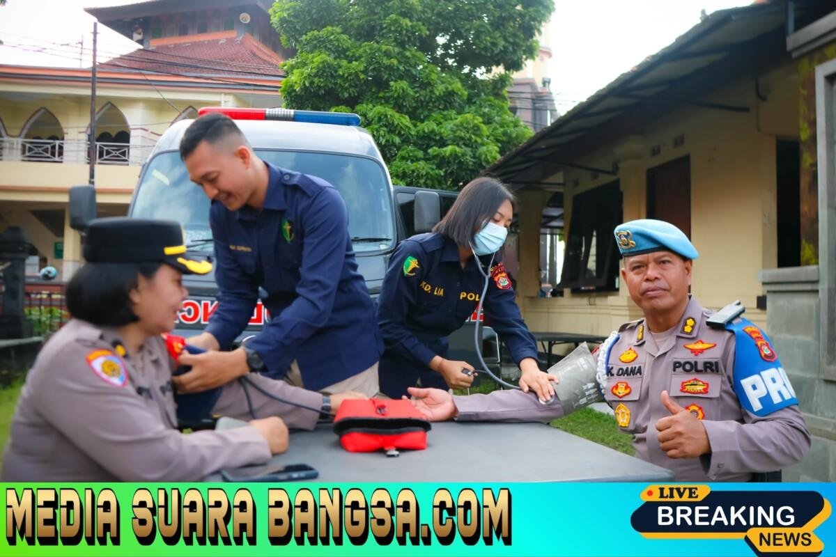 Biddokkes Polda Bali Hadirkan Layanan Kesehatan Lapangan bagi Personel Ops Cipkon Agung-2026