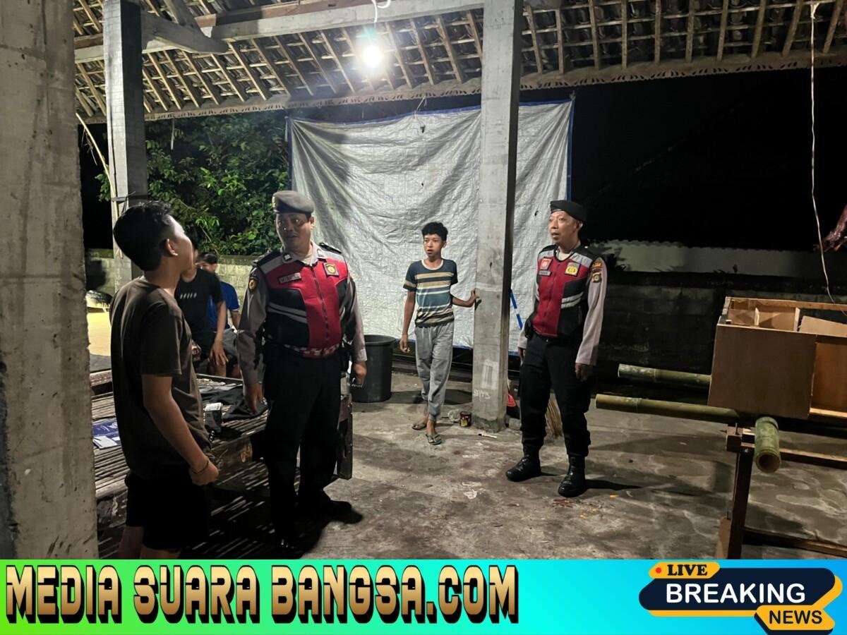 Unit Samapta Polsek Banjarangkan Intensifkan Patroli Malam Jaga Kamtibmas