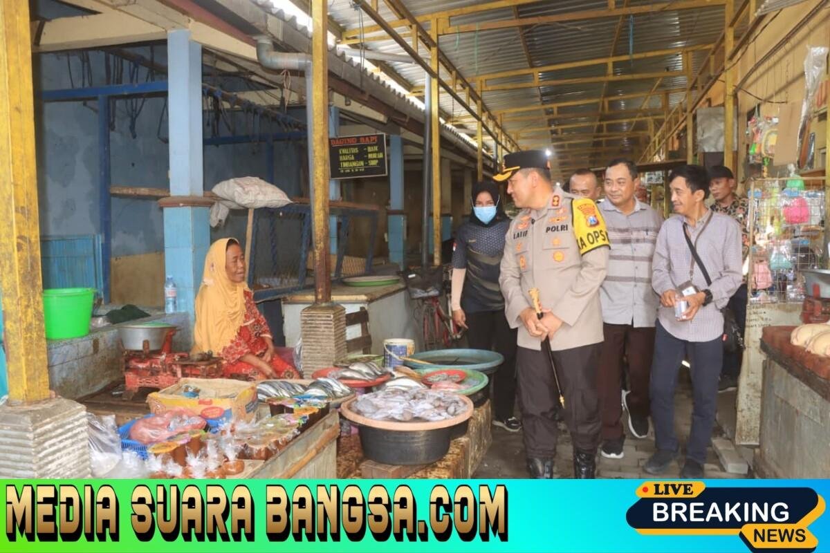 Jelang Idul Fitri Kapolres Probolinggo Cek Harga dan Ketersediaan Bahan Pangan