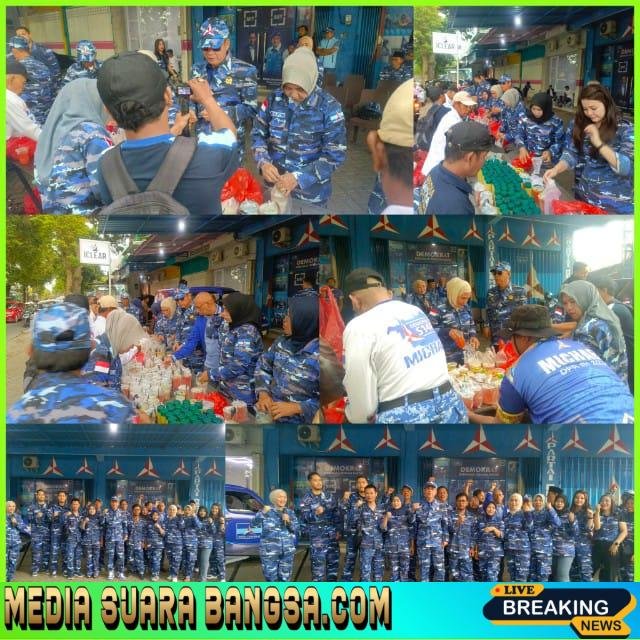 1000 TAKJIL Di Bagikan Partai Demokrat DPC Banyuwangi, Bersama Sang Ketua Michael EDY Hariyanto.