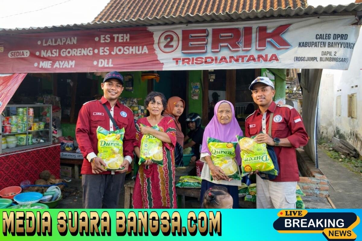 Klinik dr. Didik Sulasmono dan Pemuda ORSIBER Bagikan 200 Paket Sembako untuk Dhuafa di Rogojampi
