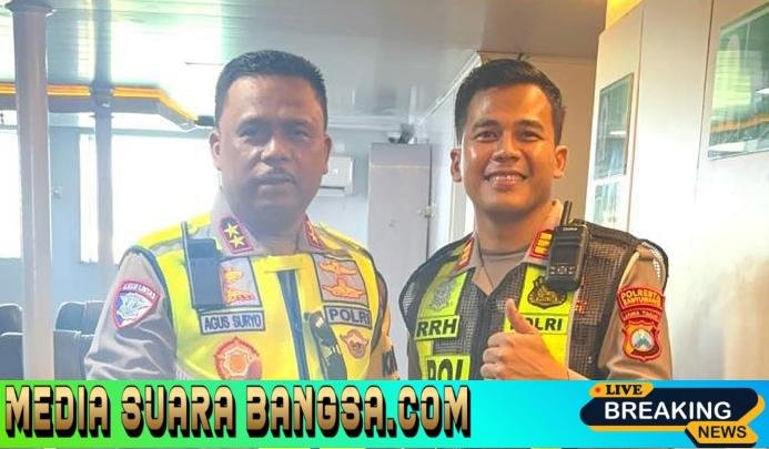 Wakasatlantas Polresta Banyuwangi Dampingi Kakorlantas Polri Tinjau Arus Mudik di ASDP Ketapang dalam Operasi Ketupat Semeru 2026