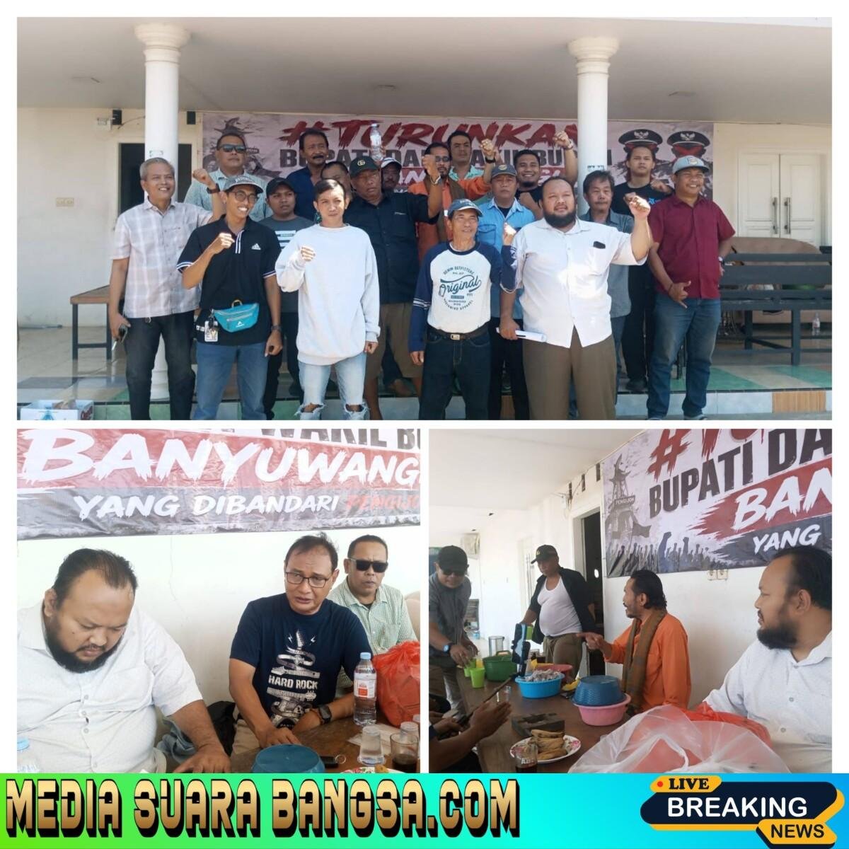 Rencana Aksi 2000 Massa Turun ke Jalan Dalam Rangka Meminta Turunnya Bupati dan Wakil Bupati Banyuwangi.