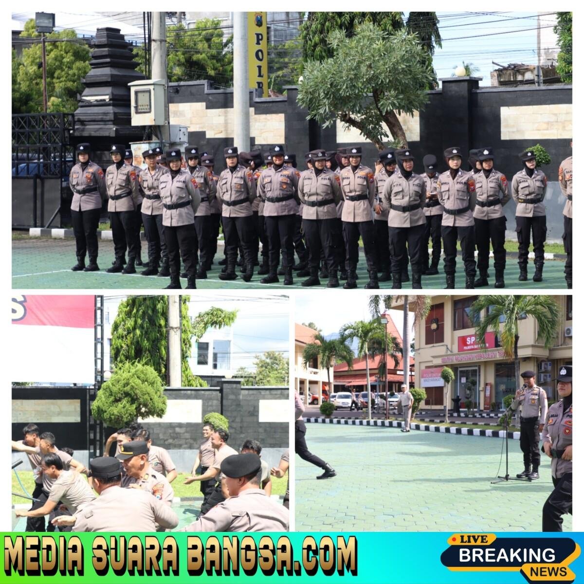 Polresta Banyuwangi Gelar Simulasi Sispam Mako dan Latihan Dalmas, Antisipasi May Day 2026